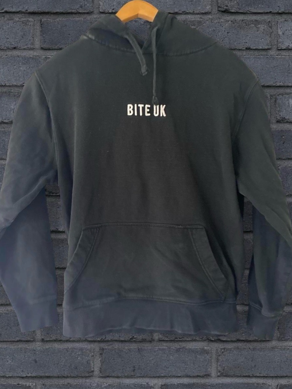 Blanks Factor Bite UK Hoodie with Embroidered Logo Size XL Britain